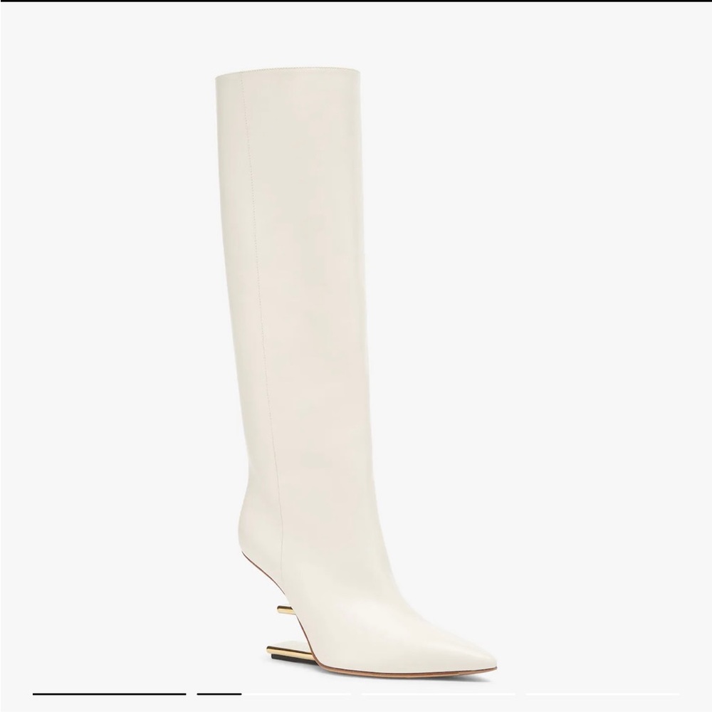 Off white Fendi leather boots